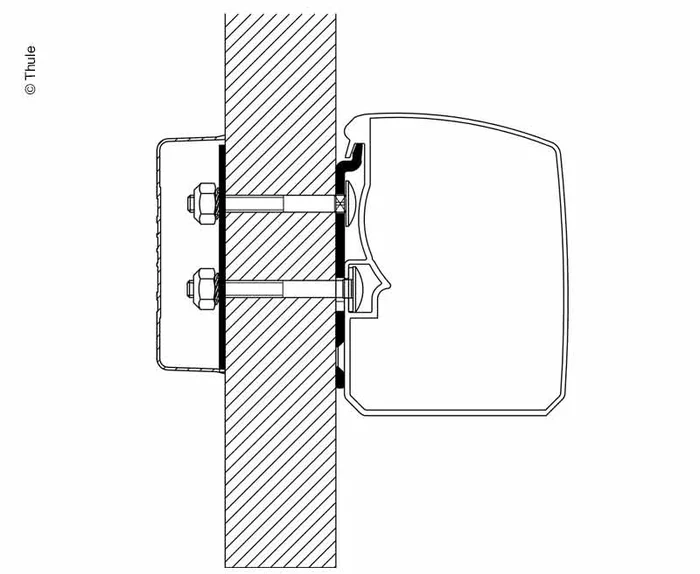 Thule Markise 3200, Adapter Roof Rack