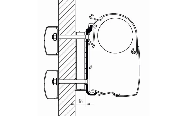 Thule Markisenadapter Dethleffs Globebus