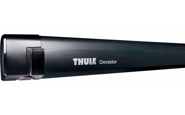 Thule Omnistor 5200 Dachmarkise mit Motor Gehäusefarbe Anthrazit Tuchfarbe Mystic Grau