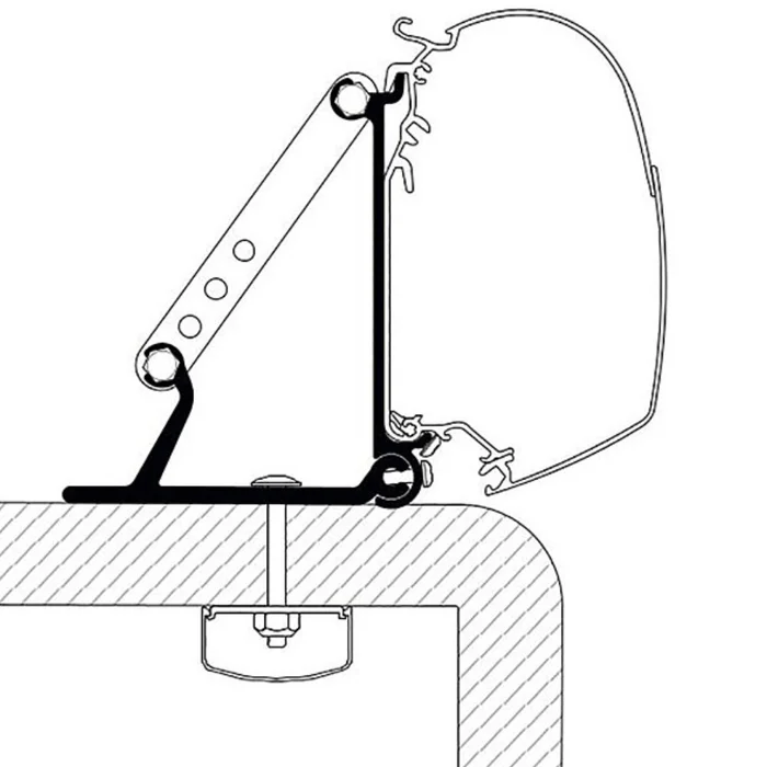 Thule Universaladapter Roof für Omnistor 5200