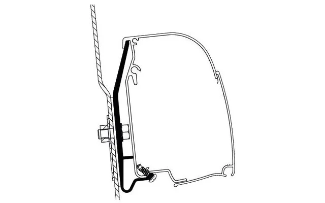 Thule Westfalia Nugget High Roof Markisenadapter