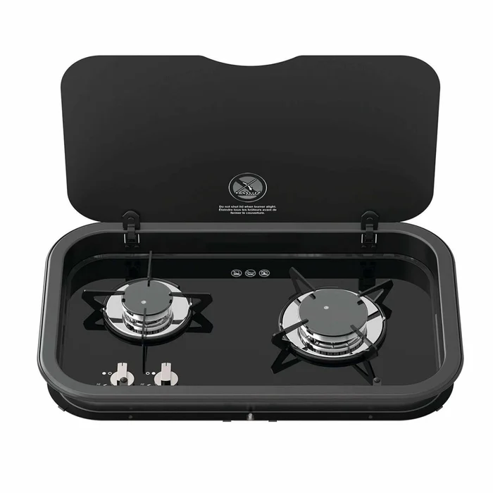 Topfplatte mit 2 Gasflammen Top Line 165 Vertikales Modell THETFORD