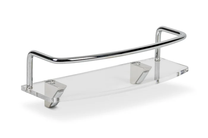 Transparente Ablage – 240 x 90 x 90 mm