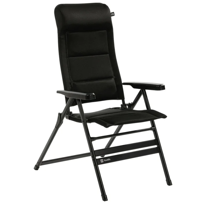 Travellife Klappsessel Barletta Comfort XL, black
