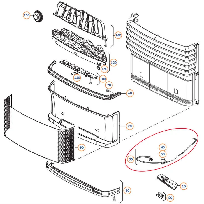 Truma Kabel Kaminfeuer mit Sicherung für S 5004 (Nr. 30090-67000)