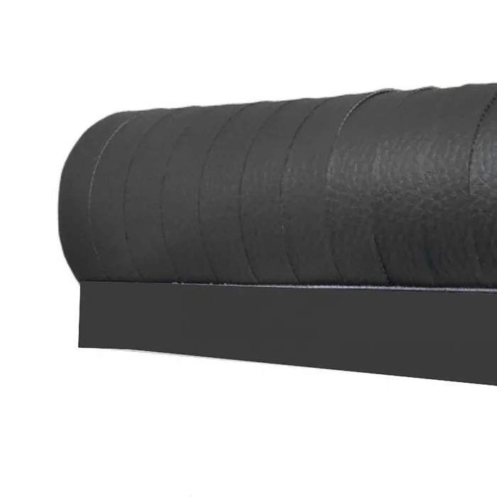 Türvorhang aus Kunstleder – Farbe: Grau – Maße: 60 x 200 cm CURTINA4U