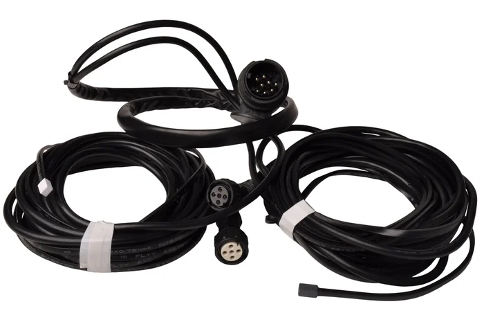 Typ Aspock Kabelsätze – 6 Meter lang – 13-polig – Anhängerkabel mit 2x 5-poligem Stecker – inklusive Abzweigungen 4,5 Meter