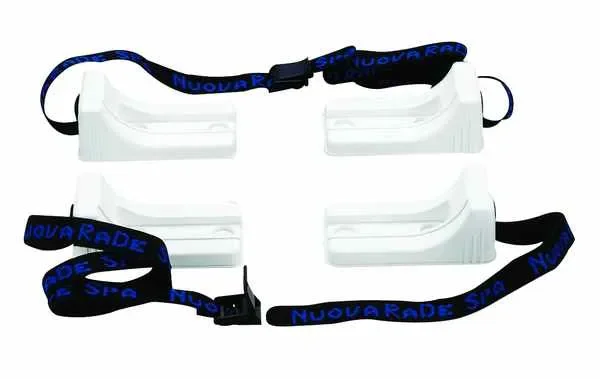 Universalhalter 4 weiße Halter & 2 Riemen Original Für Günstig