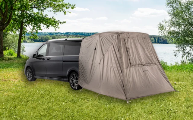 Vaude Drive Van Trunk Autovorzelt 180 x 250 cm beige