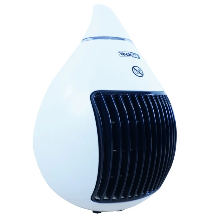 Vechline Keramik-Heizlüfter 750/1500 W, 230 Volt – tropfenform