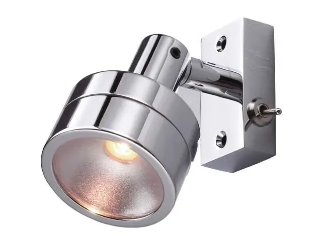 Verchromte Leselampe im zeitlosen Design „Inagua“