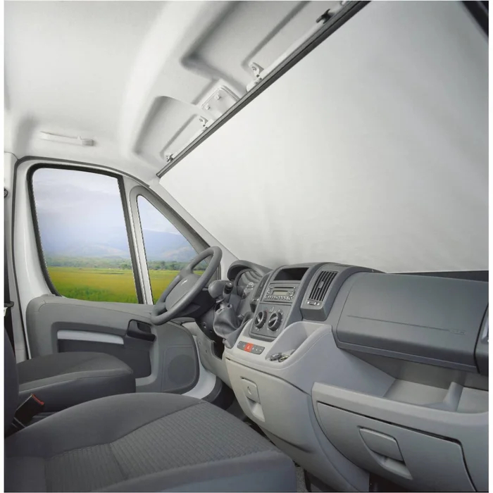 Verdunklungsrollo Modell beige Windschutzscheibe: Boxer / Jumper / Ducato 2002 DOMETIC