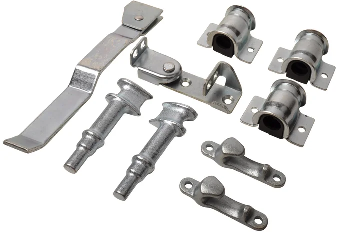 Verzinktes Stangenschloss – rechts – für Ø22 mm Stange