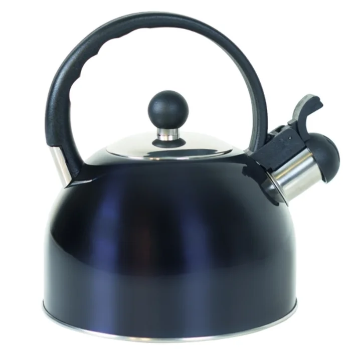 Via Mondo Tee-Flötenkessel schwarz, 1,5 Liter