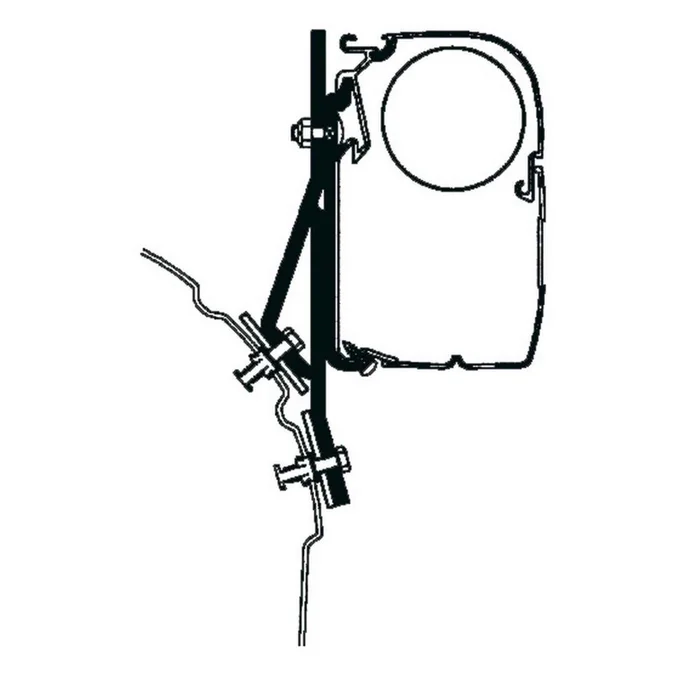 Volkswagen T4 Jalousienadapter THULE