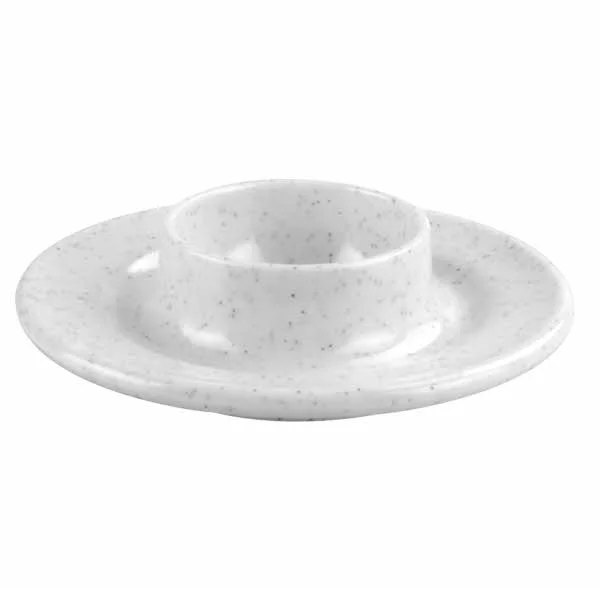 Waca Eierbecher Melamingeschirr Granit uni