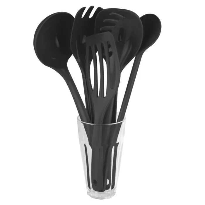 Waca Küchenhelferset 6-teilig, schwarz