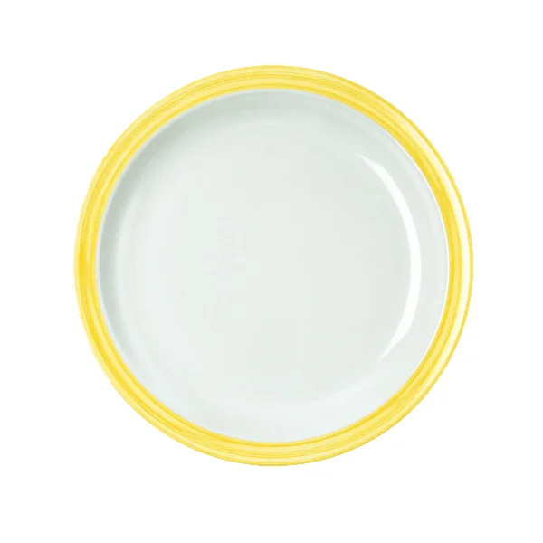 Waca Teller flach Melamingeschirr Bistro gelb