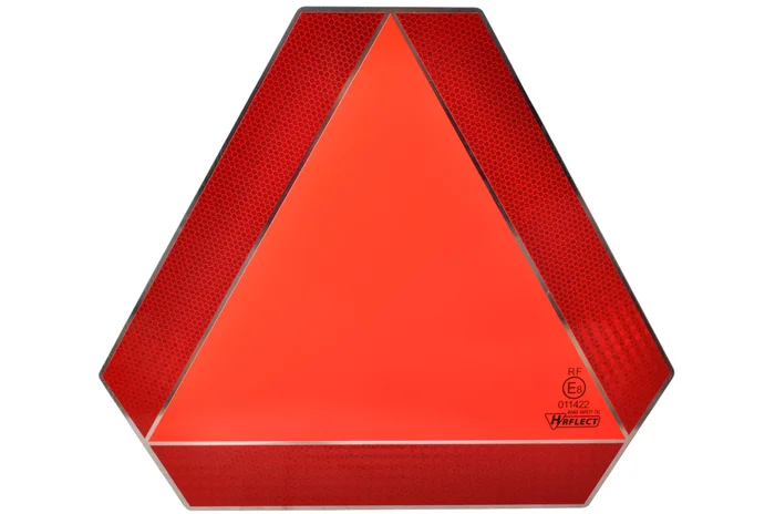 Warntafel langsamer Verkehr – 36×41 cm – Aluminium