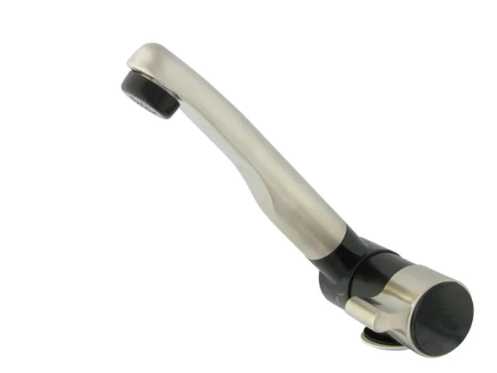 Wasserhahn London Schwarz/Vernickelt