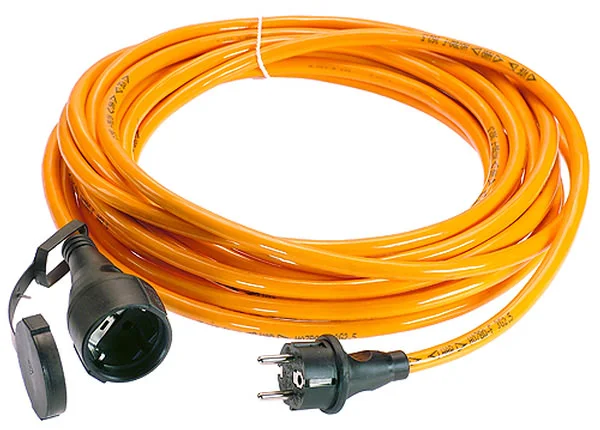 Weingärtner Panzer Verlängerungskabel gelb 15 m, 3G1,5