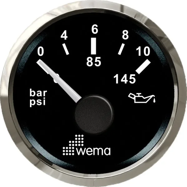 Wema NMEA2000 Silverline Öldruckmessgerät 10 bar Geschäft