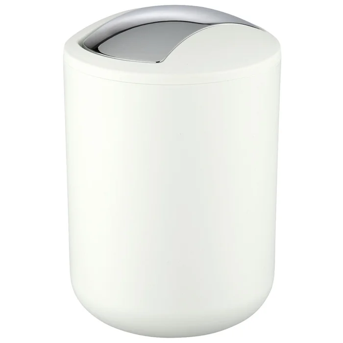 Wenko Schwingdeckeleimer Brasil S, weiß