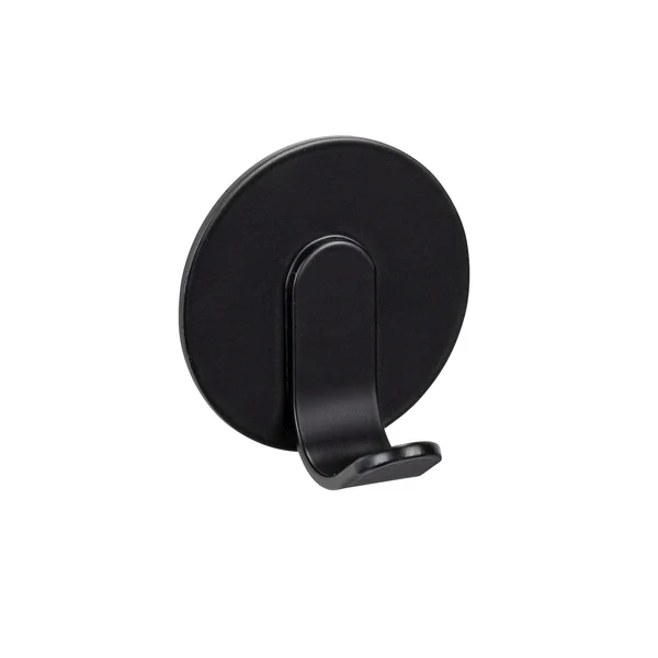 Wenko Turbo-Loc Wandhaken Uno Bivio Farbe black matt
