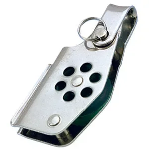 Wichard 24 mm RF enkeltblok m. cleat sjækel og hv