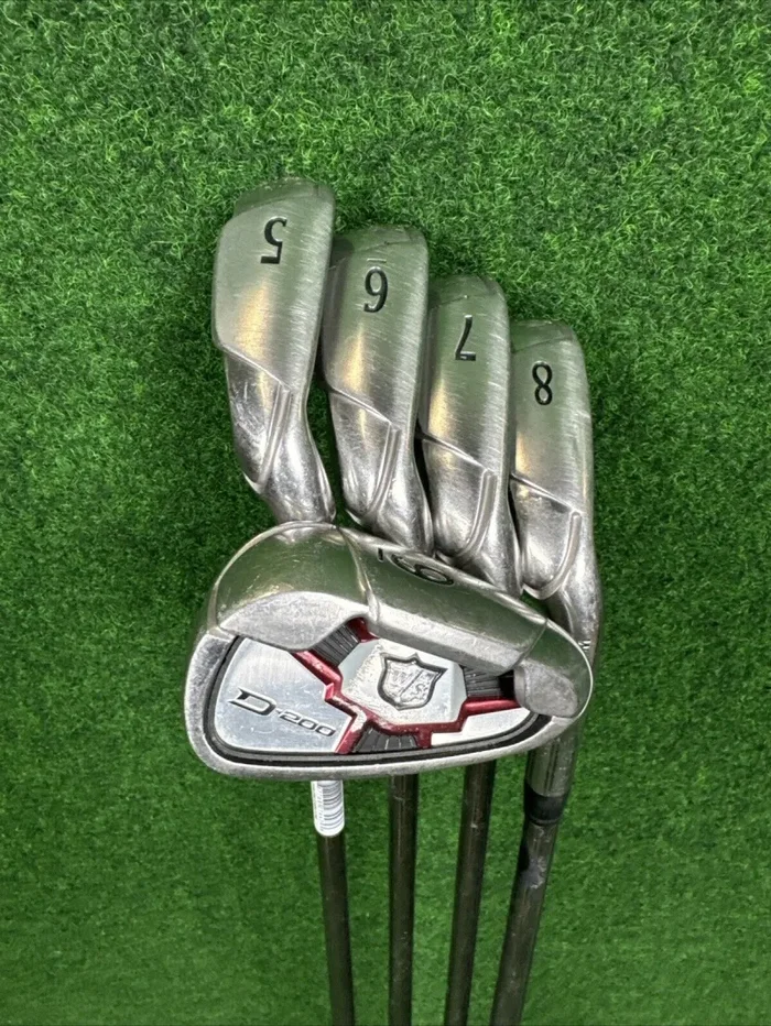WILSON D-200 Eisensatz 5-9 – Herren (Graphit, Standardlänge, Rechtshändig)