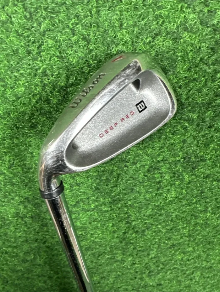 WILSON Deep Red 4-Eisen – Herren (Graphit, 39 Zoll, Linkshändig, Regular)