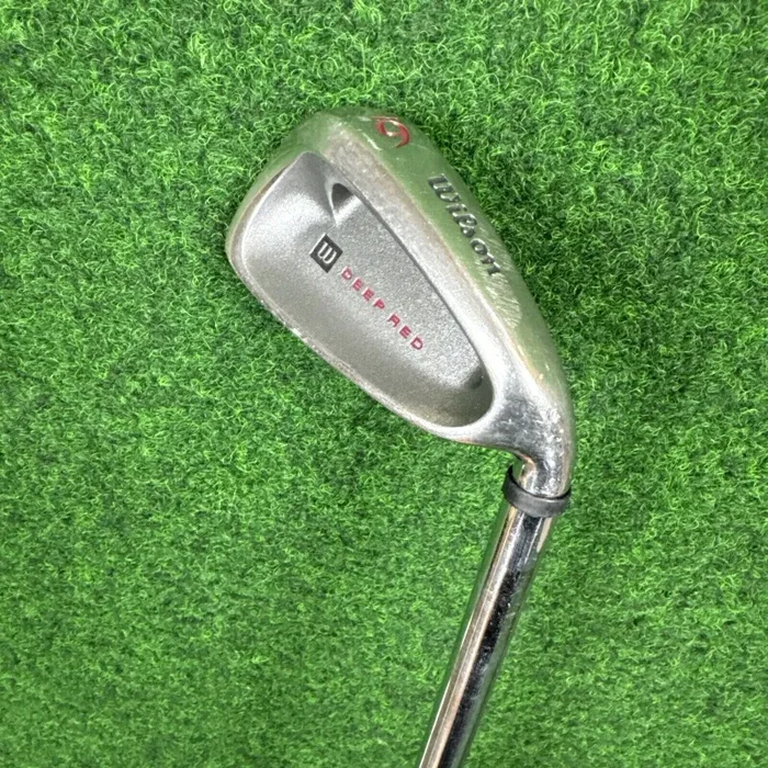 WILSON Deep Red 6-Eisen – Herren (Stahl, 37,5 Zoll, Rechtshändig, Regular) Offizielle Genehmigung