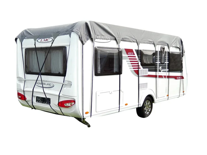 Wohnwagen-Dachschutzplane Wintertime