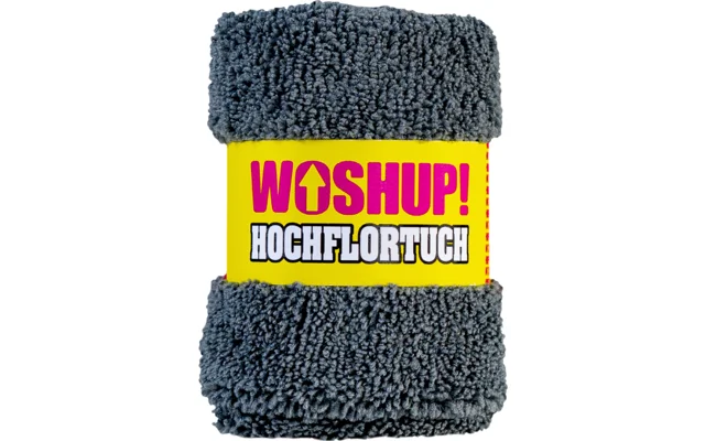 WOSHUP! Hochflor Reinigungstuch mit Hochflor- und Mikrofaserseite 40 x 40 cm