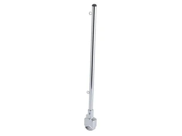 Wunderschön verarbeitete Fahnenmasten zur Montage auf Decks oder an einem Geländer