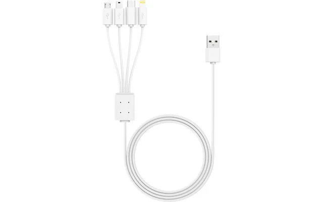 XLayer Octopus 4-in-1 Multi-USB Ladekabel 1,5m