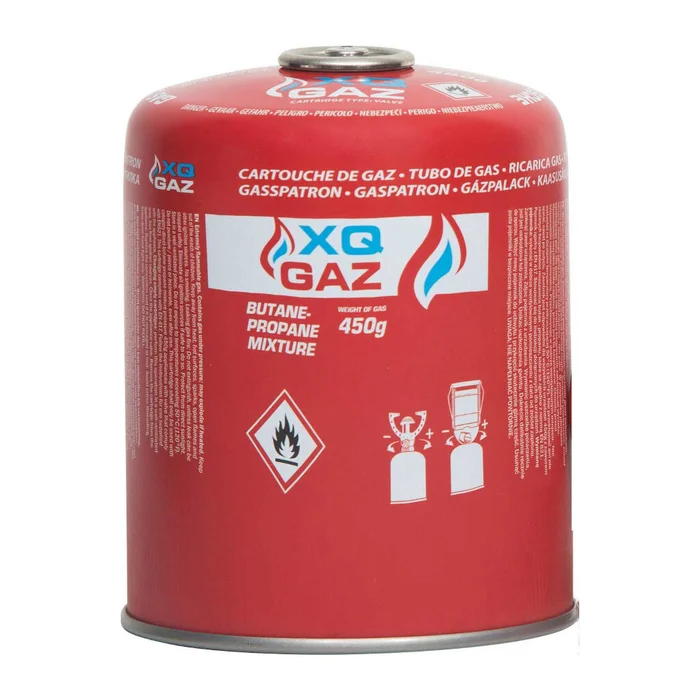XQ Gaz Gaskartusche EN417 mit Gewinde 450g