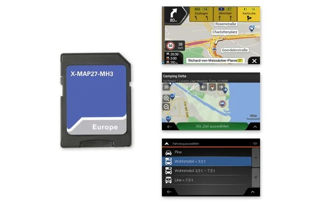 Xzent X-MAP27-MH3 Navipaket für Infotainmentsystem X-427 und X-F270