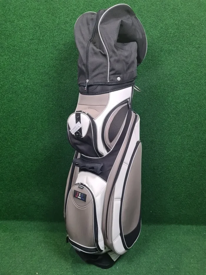 ZCS ZERO CONTACT SYSTEM, Trolleybag / Cartbag, Beige, Weiß, 9 Fächer & 8 Taschen