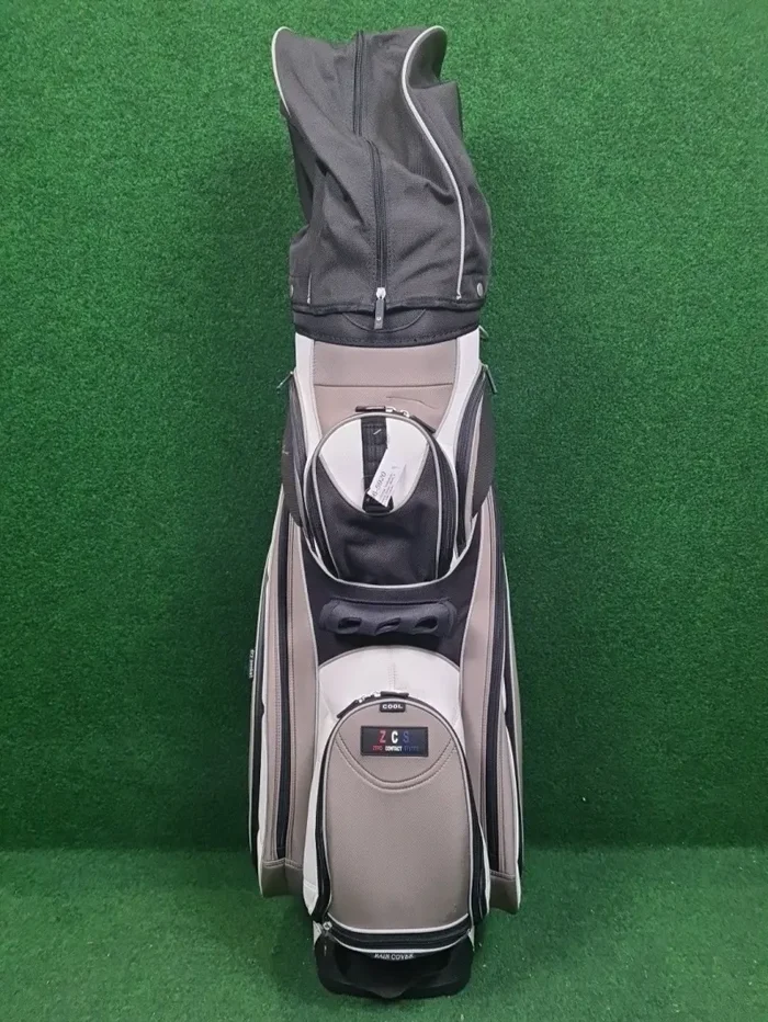ZCS ZERO CONTACT SYSTEM, Trolleybag / Cartbag, Beige, Weiß, 9 Fächer & 8 Taschen – Bild 3