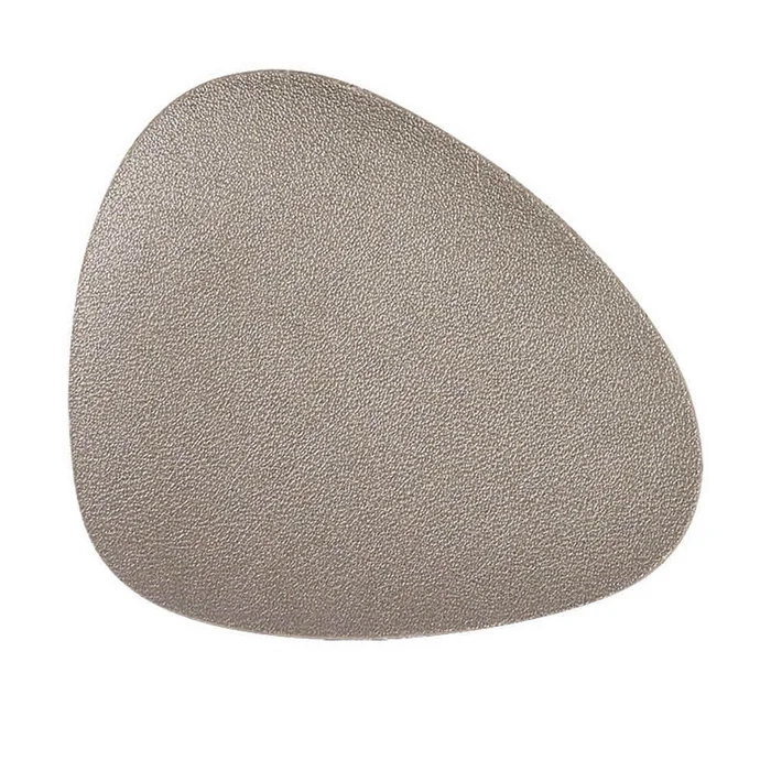 Zeller Glasuntersetzer taupe, 6 Stück