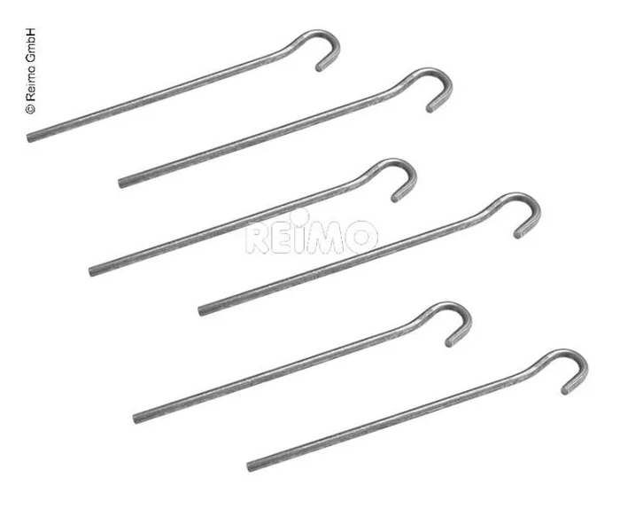 Zeltteppich, Vorzeltteppich Eisenheringe für Clips