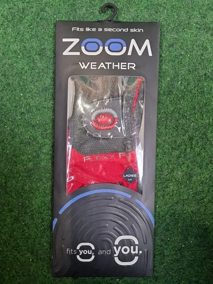 ZOOM Weather Golfhandschuhe – Damen (Rot / Links / One Size)