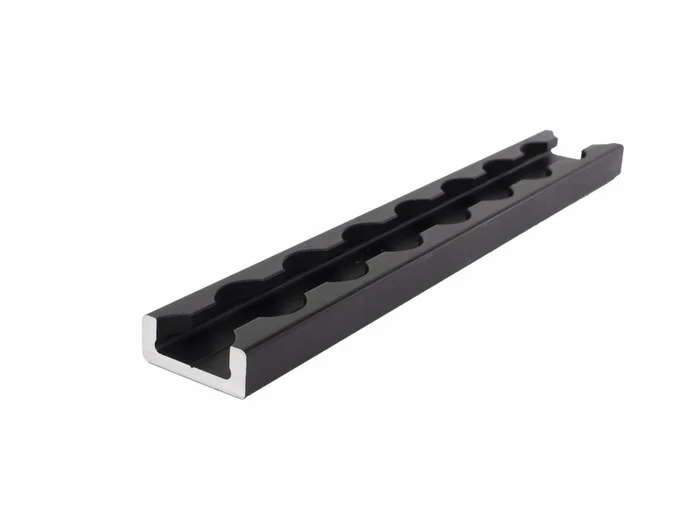 Zurrschiene extra schmal – Schwarz